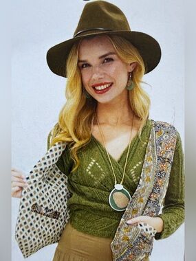 Cienna Barika Quilted Waistcoat One Size Reversible Patchwork Vest NWT HTF